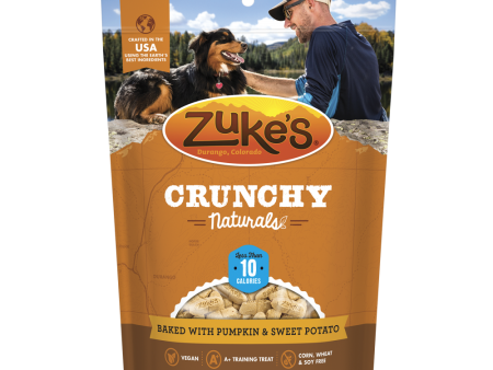 Zukes Crunchy Naturals Baked with Pumpkin &  Sweet Potato 10s Dog Treats on Sale