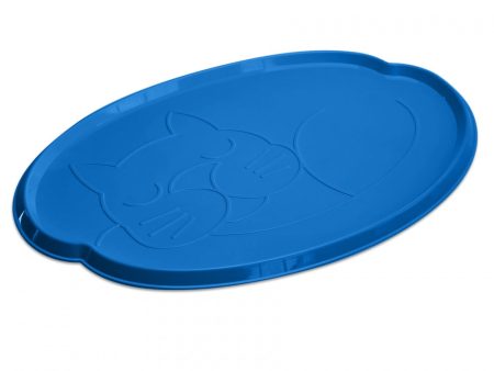 Van Ness Cat Dinner Mat with Rimmed Sides Online now