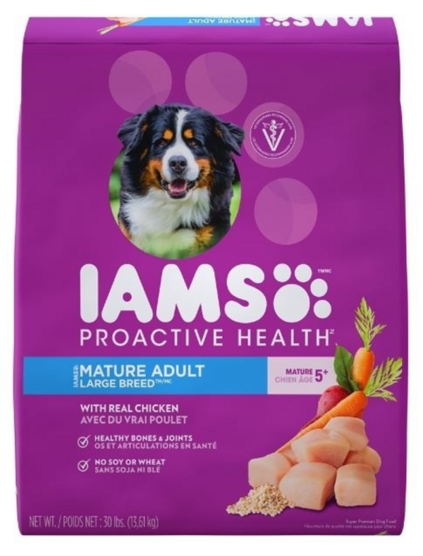 Iams ProActive Health Mature Adult Large Breed Dry Dog Food Supply