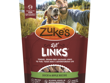 Zukes Lil  Links Grain Free Duck and Apple Recipe for Dogs Online now