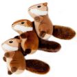 ZippyPaws Miniz Chipmunks 3-Pack Plush Dog Toys Fashion