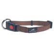 Miro & Makauri Belay Nylon Safety Dog Collars Brown 4 Sizes For Discount