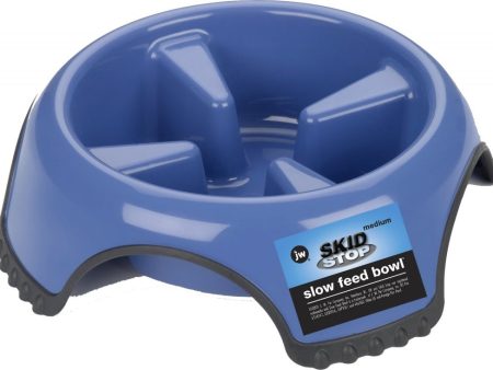 JW Pet Skid Stop Slow Feed Dog Bowls Cheap