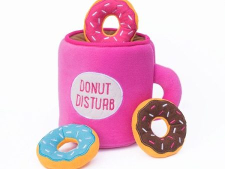 ZippyPaws Zippy Burrow Coffee & Donutz Hide & Seek Puzzle Dog Toy Online Hot Sale