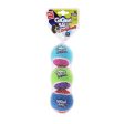 GiGwi Mixed Tennis Balls with Squeaker Medium Pack of 3 For Sale