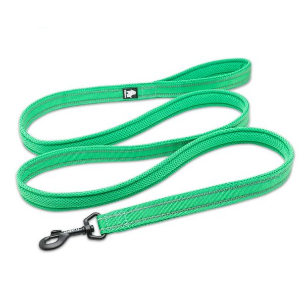 Truelove Dog Puppy Leads Airmesh Reflective 1.1m Green 4 Sizes on Sale