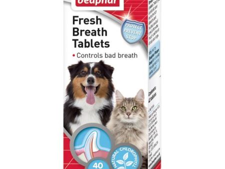 Beaphar Fresh Breath Tablets for Dogs & Cats 40 Tablets Cheap