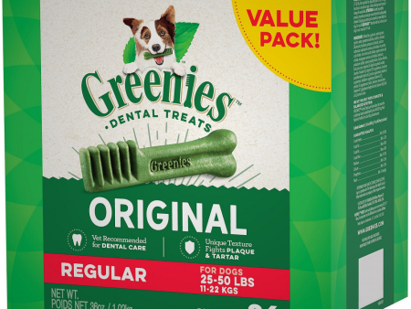 Greenies Regular Original Dental Dog Chews Online Sale