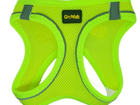 Go WALK Dog Airmesh Harnesses Yellow 5 Sizes on Sale