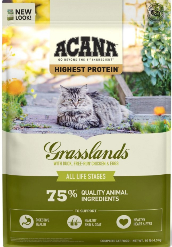 ACANA Highest Protein Grasslands Dry Cat Food Discount