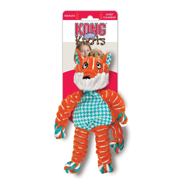 KONG Floppy Knots Fox Dog Toy Online