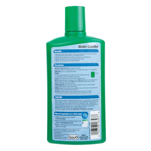 Tetra Pond Clumping Water Treatment Clarifier Online Hot Sale