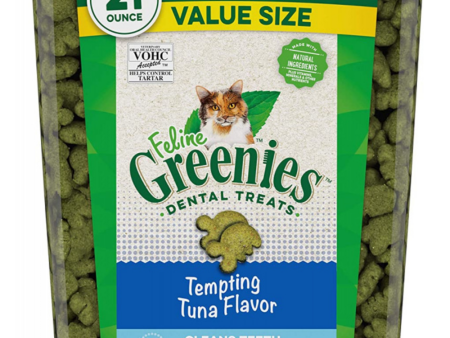 Greenies Feline Dental Tempting Tuna Flavor Cat Treats For Discount