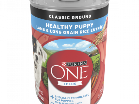 Purina ONE SmartBlend Classic Healthy Puppy Ground Lamb & Long Grain Rice Canned Dog Food on Sale