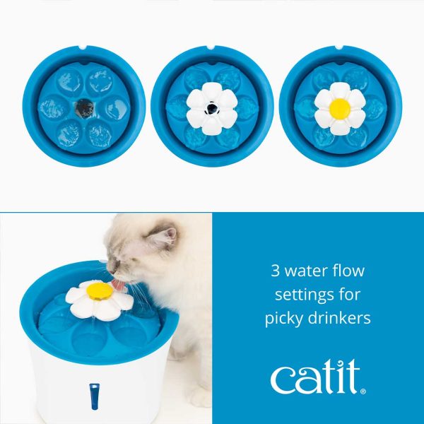 Catit Cat Drinking Water LED Flower Fountain 3L Supply