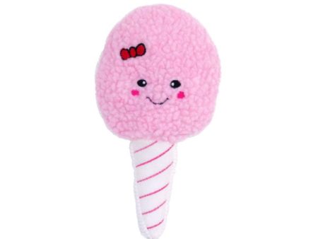 ZippyPaws Squeakie Pattiez Cotton Candy Plush Dog Toy Hot on Sale