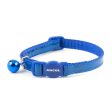 Cat Collar Ancol Gloss Reflective Safety Blue Supply