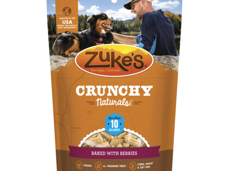 Zukes Crunchy Naturals Baked with Berries 10s Dog Treats Online Sale