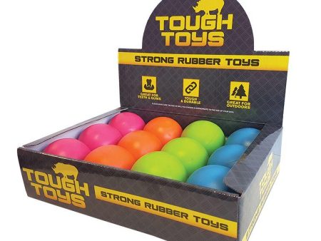 Happy Pet Tough Toys Rubber Ball Dog Toy 4 Sizes Hot on Sale