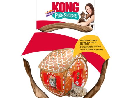 KONG Holiday Play Spaces Bungalow Gingerbread For Discount