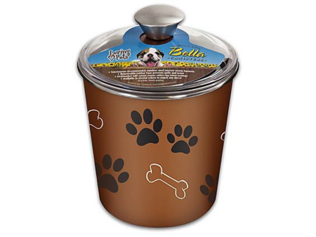 Loving Pets Bella Canister Copper Treat Holder For Sale