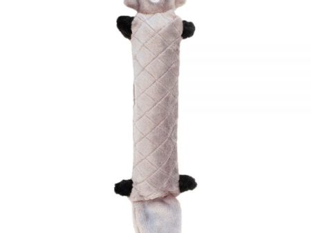 ZippyPaws Jigglerz No Stuffing Raccoon Plush Dog Toy Sale