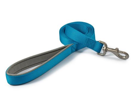 Ancol Viva Nylon Dog Lead with Neoprene Padded Handle Blue 4 Sizes For Discount