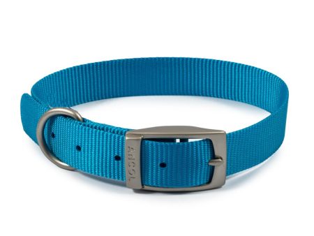 Ancol Viva Dog & Puppy Buckle Collars Nylon Blue 5 Sizes Sale