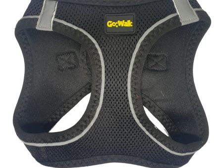 Go WALK Dog Airmesh Harnesses Black 5 Sizes Cheap